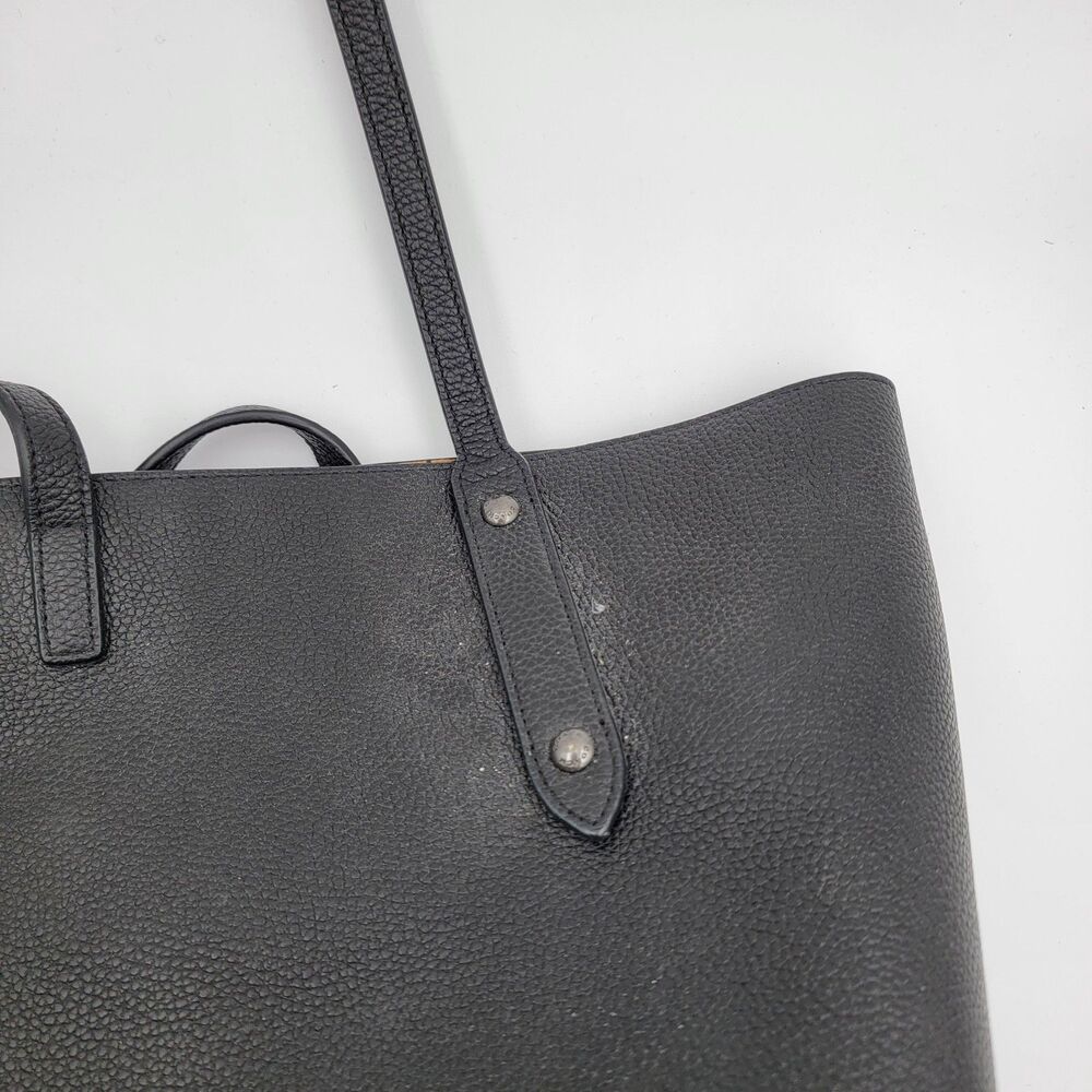Limited Edition Coach Tote Large Black Pebble Leather Wild Beast 36315 - Picture 5 of 16